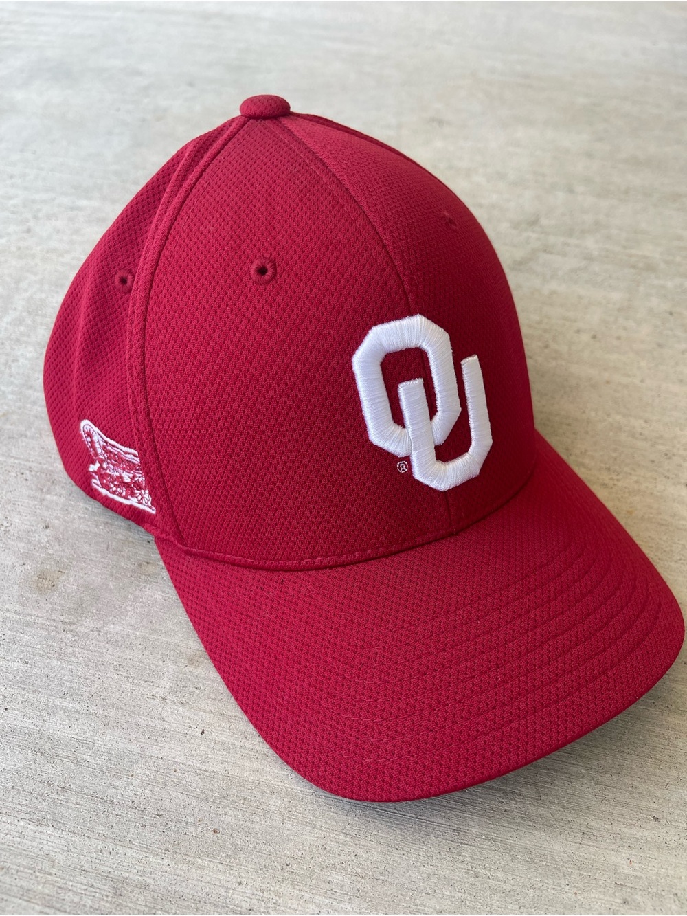 Oklahoma Sooners OU Top of the World FlexFit Hat Red Stretch Fit OSFM NCAA